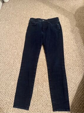 Express Women's Skinny Jeans in Dark Blue